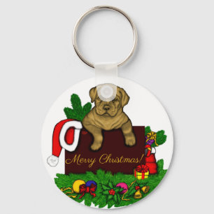 XMas Puppy Schlüsselanhänger