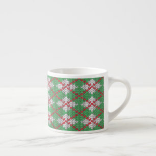 XMAS RAUTE STRICK Espresso Cup Espressotasse