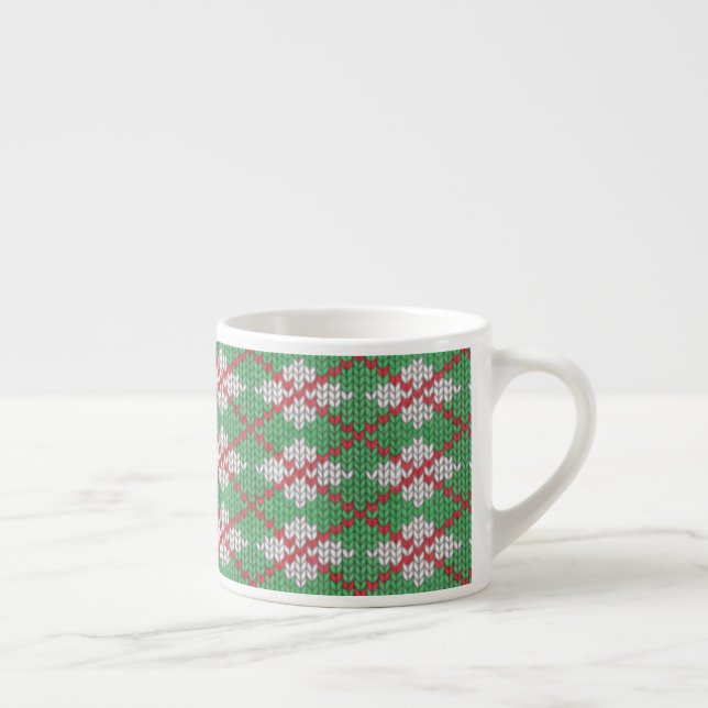 XMAS RAUTE STRICK Espresso Cup Espressotasse (Rechts)
