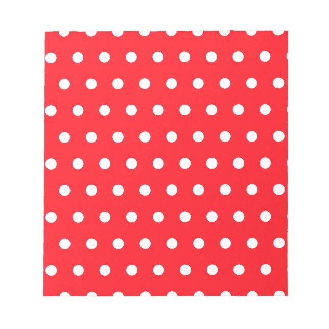 Xmas Red Circle Notizblock (Vorderseite)