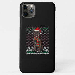Xmas Riesenschnauzer Hund Weihnachtsmannmütze Weih Case-Mate iPhone Hülle