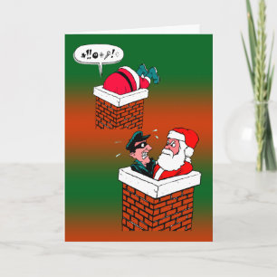 Xmas Robber Card Feiertagskarte