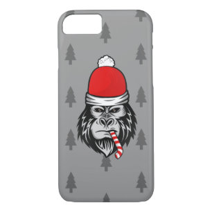 xmas santa clus gorilla Case-Mate iPhone hülle