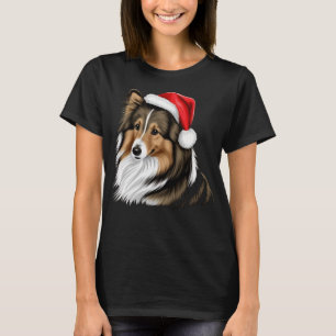 Xmas Shetland Sheepdog Weihnachten T-Shirt