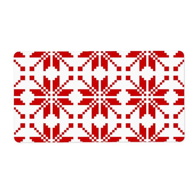 Xmas Snowflake Weihnachtsmuster (Vorne)