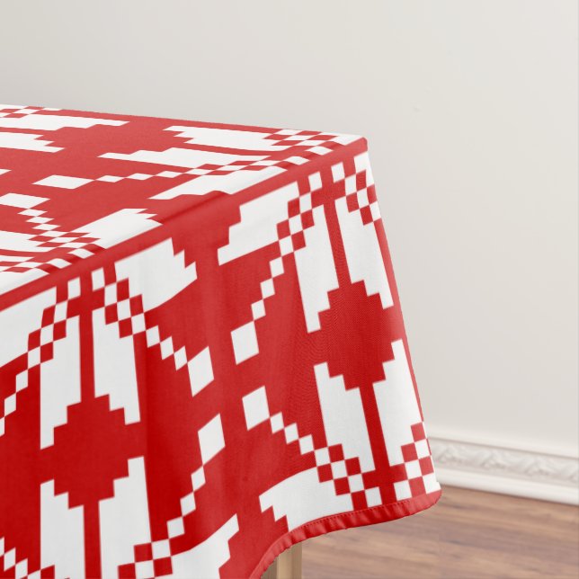 Xmas Snowflake Weihnachtsmuster Tischdecke (Beispiel)
