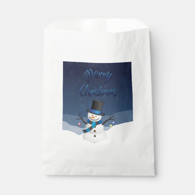 Xmas Snowy Geschenktütchen (Vorderseite)