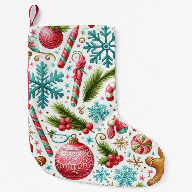 Xmas Socks Kleiner Weihnachtsstrumpf (Vorderseite)