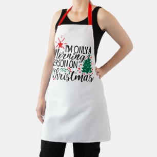 XMAS-Spaß   Nur eine Person zu Weihnachten Schürze