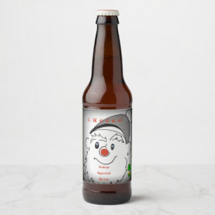 Xmas Special Brew Bierflaschenetikett