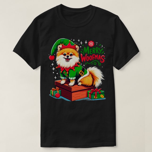 Xmas Spitz T-Shirt (Design vorne)