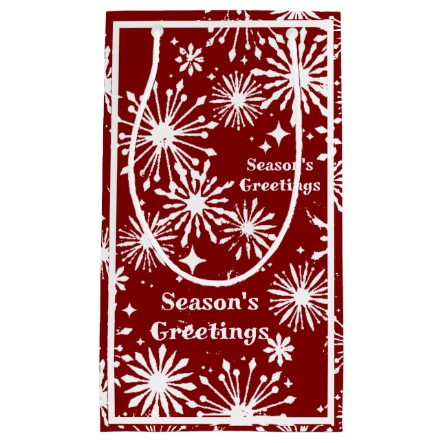 Xmas Splash Geschenktasche Kleine Geschenktüte (Vorderseite)