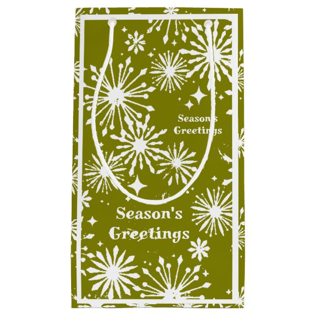 Xmas Splash Geschenktasche Kleine Geschenktüte (Vorderseite)