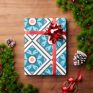 Xmas Square 30"x6"Wrapping Paper Geschenkpapier