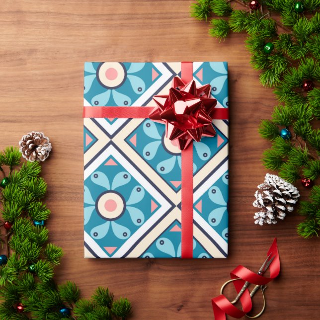 Xmas Square 30"x6"Wrapping Paper Geschenkpapier (Feiertagsgeschenk)