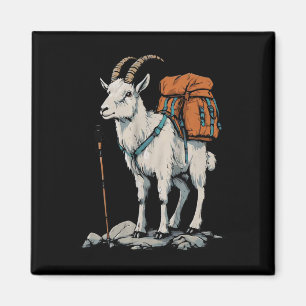 Xmas Store Bergziege Rucksacktourist Camping Wande Magnet