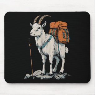 Xmas Store Bergziege Rucksacktourist Camping Wande Mousepad