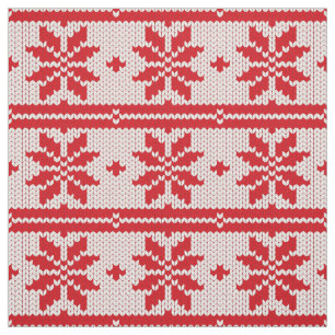 Xmas Stricken nahtloses Muster 1 + Ihre Ideen Stoff