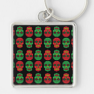 Xmas Sugar Skulls Schlüsselanhänger