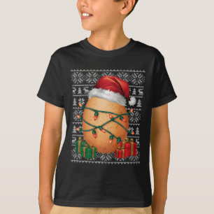 Xmas Sweater Style Ugly Fast Food Ei Weihnachten T-Shirt