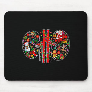 Xmas Symbole Santa Elf Nidneys Form Dialyse Tech Mousepad
