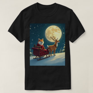 Xmas T - Shirt Shiba Inu Doge