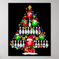 Xmas Tree Bowling Xmas Lights Weihnachtsball P