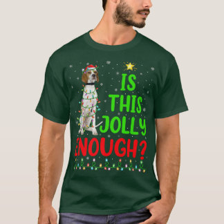Xmas Tree ist dieses Jolly genug englische Pointer T-Shirt