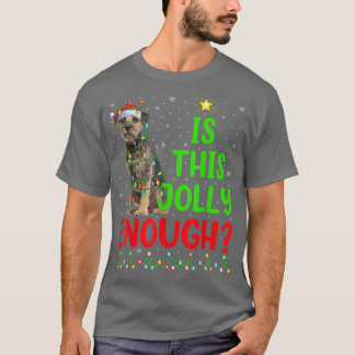 Xmas Tree ist dieses jolly genug Grenze Terrier Ch T-Shirt