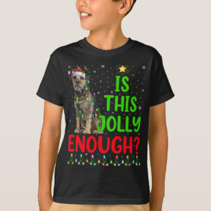 Xmas Tree ist dieses jolly genug Grenze Terrier Ch T-Shirt