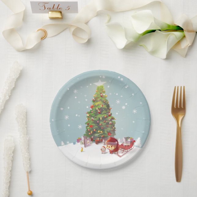 Xmas Tree Pappteller (Hochzeit)