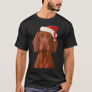 Xmas Vizsla Santa zu Weihnachten Vizsla T-Shirt
