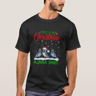 Xmas Weihnachtsmannmütze Reindeer Blue Jay Bird Ch T-Shirt