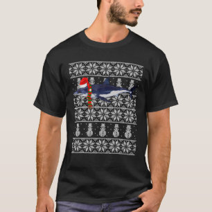 Xmas Weihnachtsmannmütze Shortfin Mako Shark Ugly T-Shirt