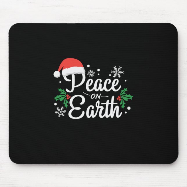 Xmas Weltfrieden Mousepad (Vorne)