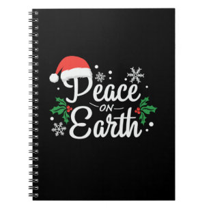 Xmas Weltfrieden Notizblock
