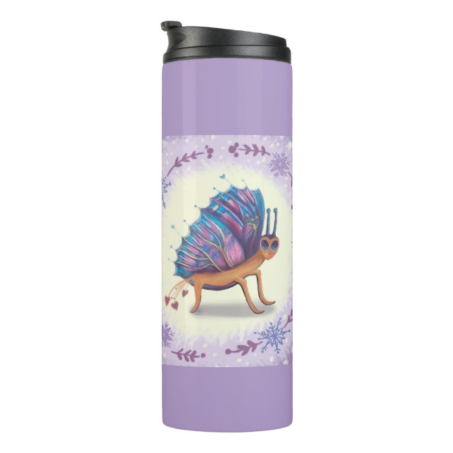 Xmas-Weltraumschmetterling Thermosbecher (Nach rechts gedreht)