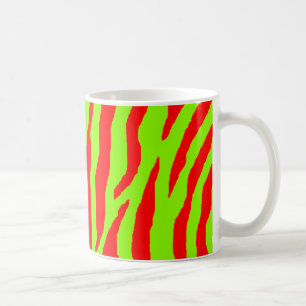 Xmas Zebra Red & Green Kaffeetasse