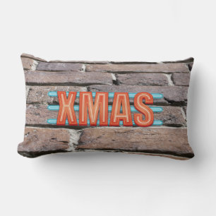 XMAS-Zeichen Lendenkissen