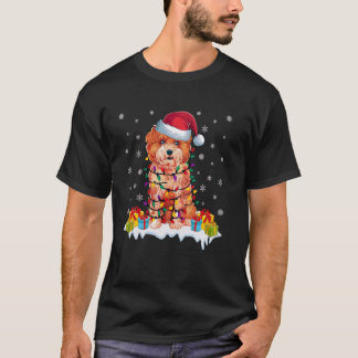 Xmas Zuchon Dog Tragen Weihnachtsmannmütze Ugly We T-Shirt