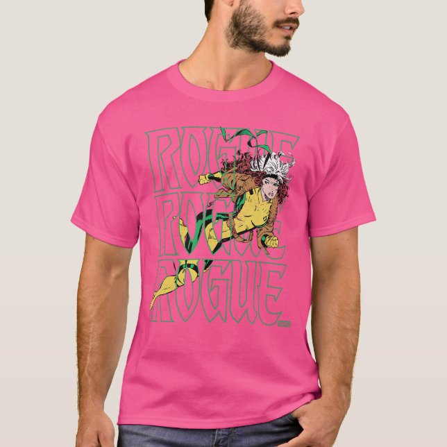 XMen Rogue Stapel Junge T-Shirt (Vorderseite)