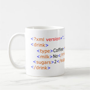 XML-Programmier-Kaffee-Tasse Tasse