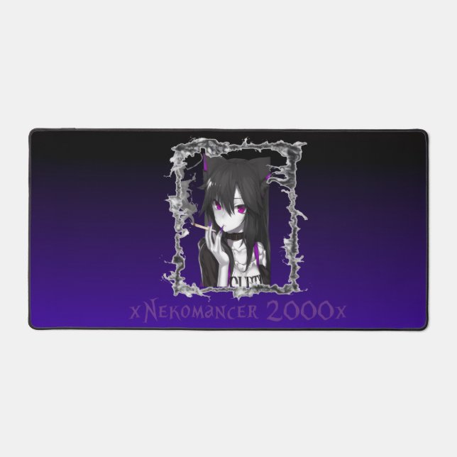 xNekomancer 2000x Gaming Desk Mat / Laptop Mat Schreibtischunterlage (Vorderseite)