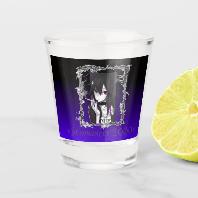xNekomancer 2000x Schnapsglas (Vorderseite)