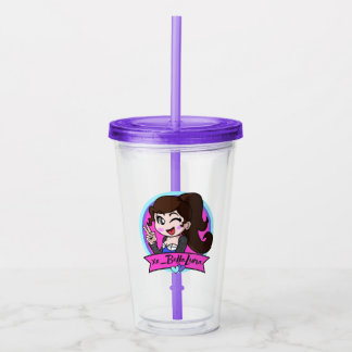 xo_BellaLuna Logo Tumbler Acryltrinkbecher