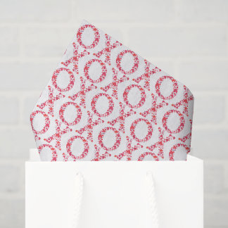 XO bunte Herz Muster Liebe Valentinstag Seidenpapier