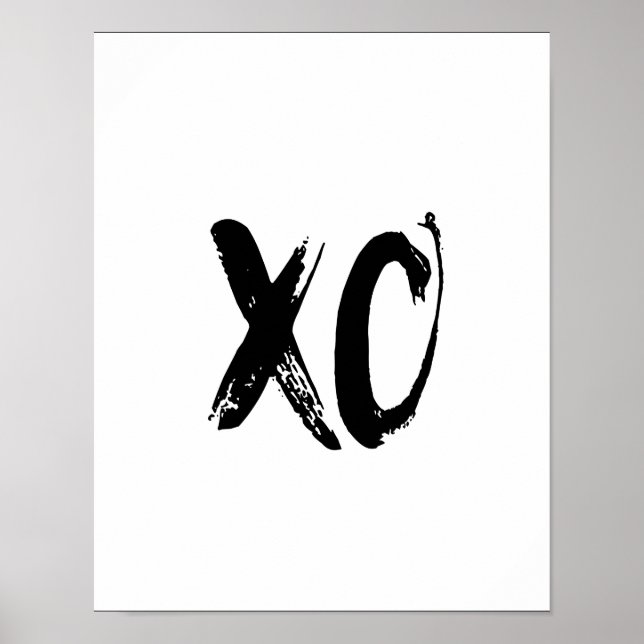 XO (Kisses und Hugs) Poster (Vorne)