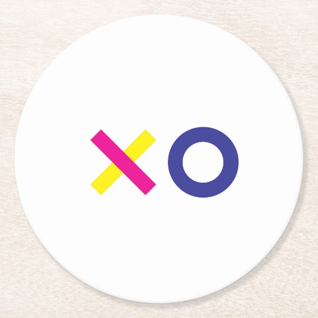 XO Paper Untersetzer (Vorderseite)
