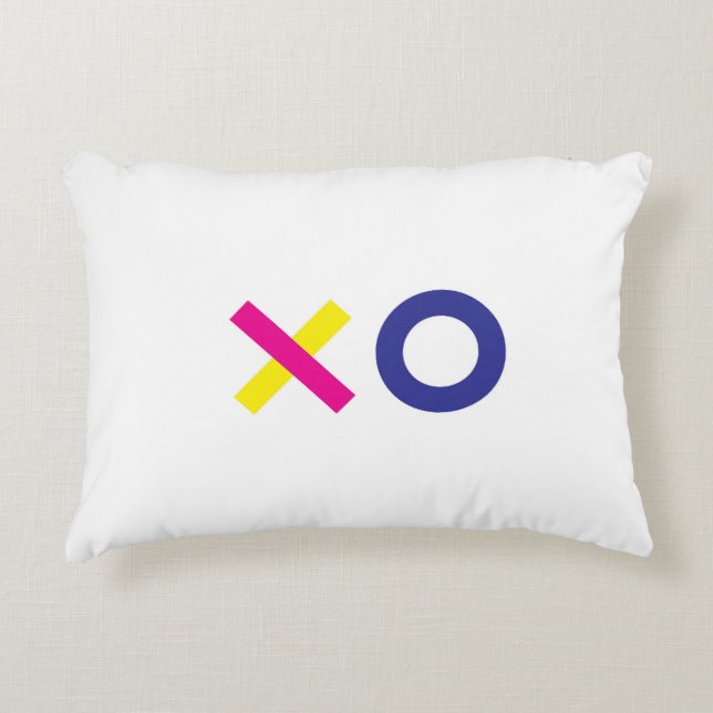 XO Throw Pillow Dekokissen (Vorderseite)