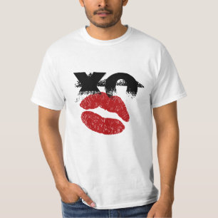 XO XO küss mich Retro T-Shirt / Hennen, Junggesell